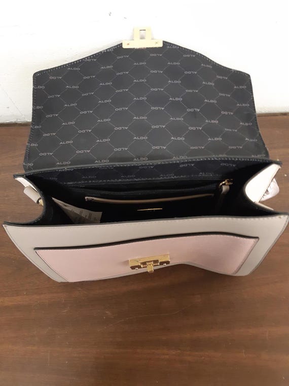 Stylish ALDO Python Print Handbag with Scarf - image 2