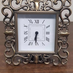 Vintage Ornate Tabletop Clock