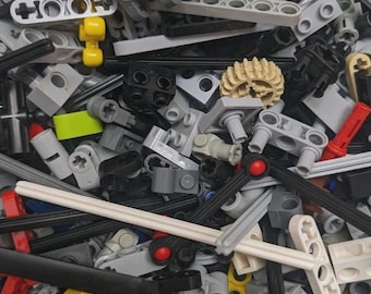 LEGO® Technic onderdelenlot: pennen, assen, connectoren voor MOC's (600+ stuks)