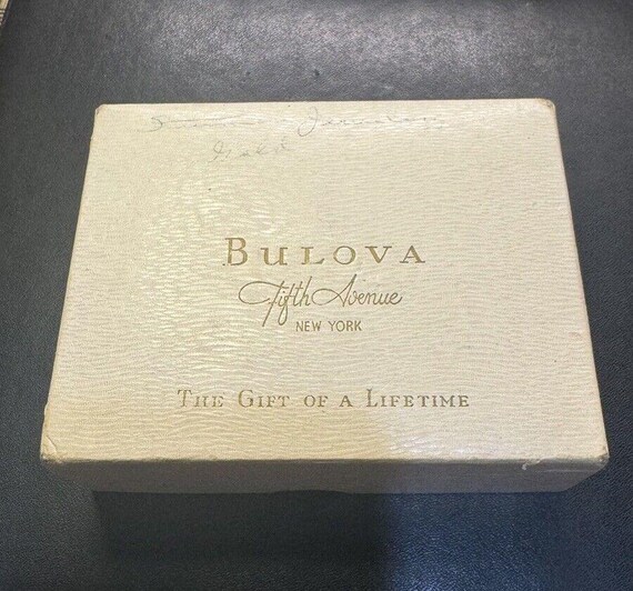 BULOVA Art Deco Watch, BOX, and Bond Vintage 50s Gold… - Gem