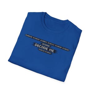 Camiseta "Decodifícame el código binario", humor tecnológico para programadores, regalo para desarrolladores geek imagen 5