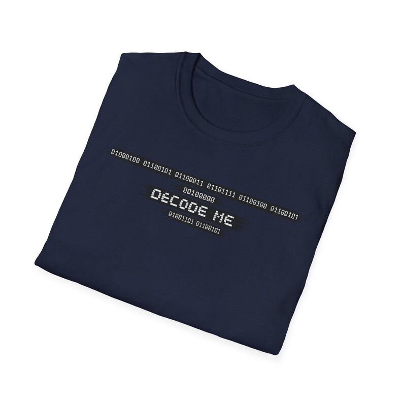 Camiseta "Decodifícame el código binario", humor tecnológico para programadores, regalo para desarrolladores geek imagen 6