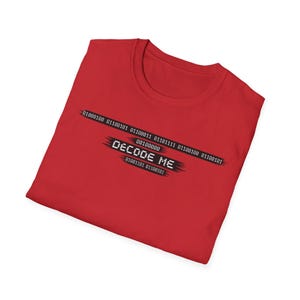 Camiseta "Decodifícame el código binario", humor tecnológico para programadores, regalo para desarrolladores geek imagen 7