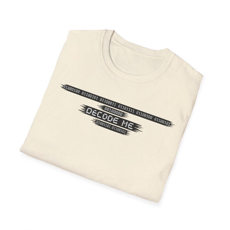 Camiseta "Decodifícame el código binario", humor tecnológico para programadores, regalo para desarrolladores geek imagen 4