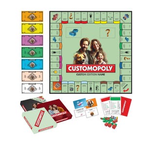 Custompoly Board Game: Customized Gift, Personalized Board Game, Board Game Design - Custom Game Board - Custom Made Games