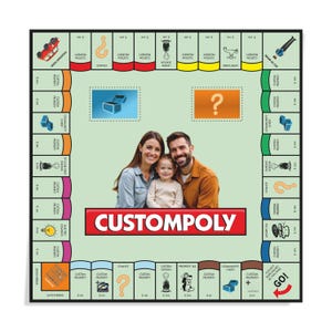 Custompoly Board Game: Customized Gift, Personalized Board Game, Board Game Design - Custom Game Board - Custom Made Games
