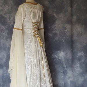 Renaissance Dress,Medieval Wedding Gown,Elvish Wedding Dress,Robe Medievale,Pre-Raphaelite Dress,Hand Fasting Gown,Medieval Gown,Ailsa