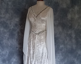 Medieval Wedding Dress,Renaissance Gown,Elvish Wedding Dress,Robe Medievale,Pre-Raphaelite Dress,Hand Fasting Gown,Medieval Gown,Sophia