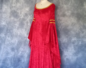 Medieval Gown,Elvish Dress,Celtic Gown,Custom Made,Hand Fasting Dress,Robe Medievale,Robe Elfique,Renaissance Dress,Grace