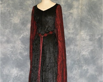 Medieval Gown Elvish Dress Pagan Wedding Dress Gothic | Etsy