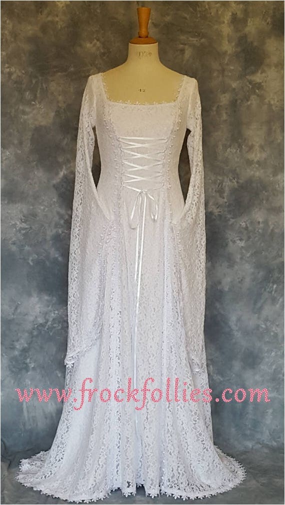 Abito da sposa medievale abito rinascimentale abito da sposa | Etsy Italia