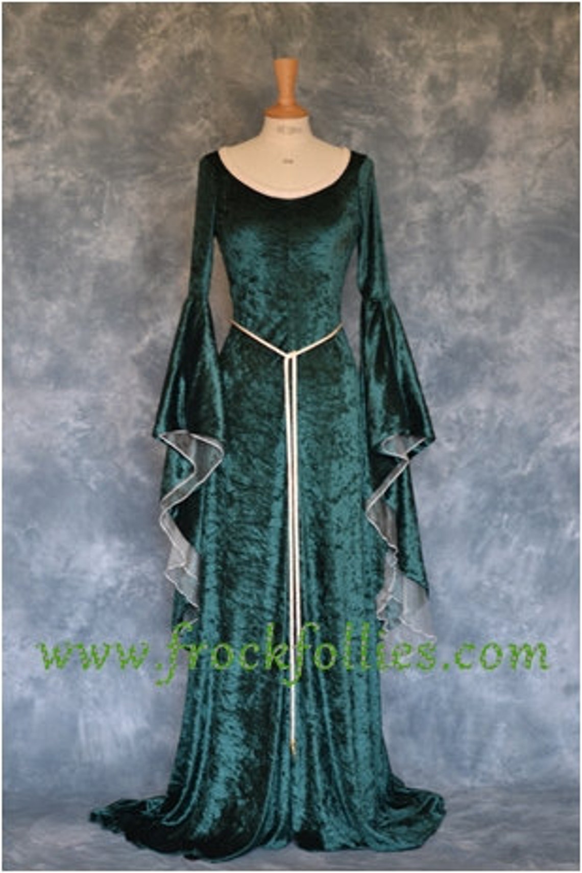 Elvish Dress Medieval Gown Gothic Dress Pagan Dress - Etsy UK