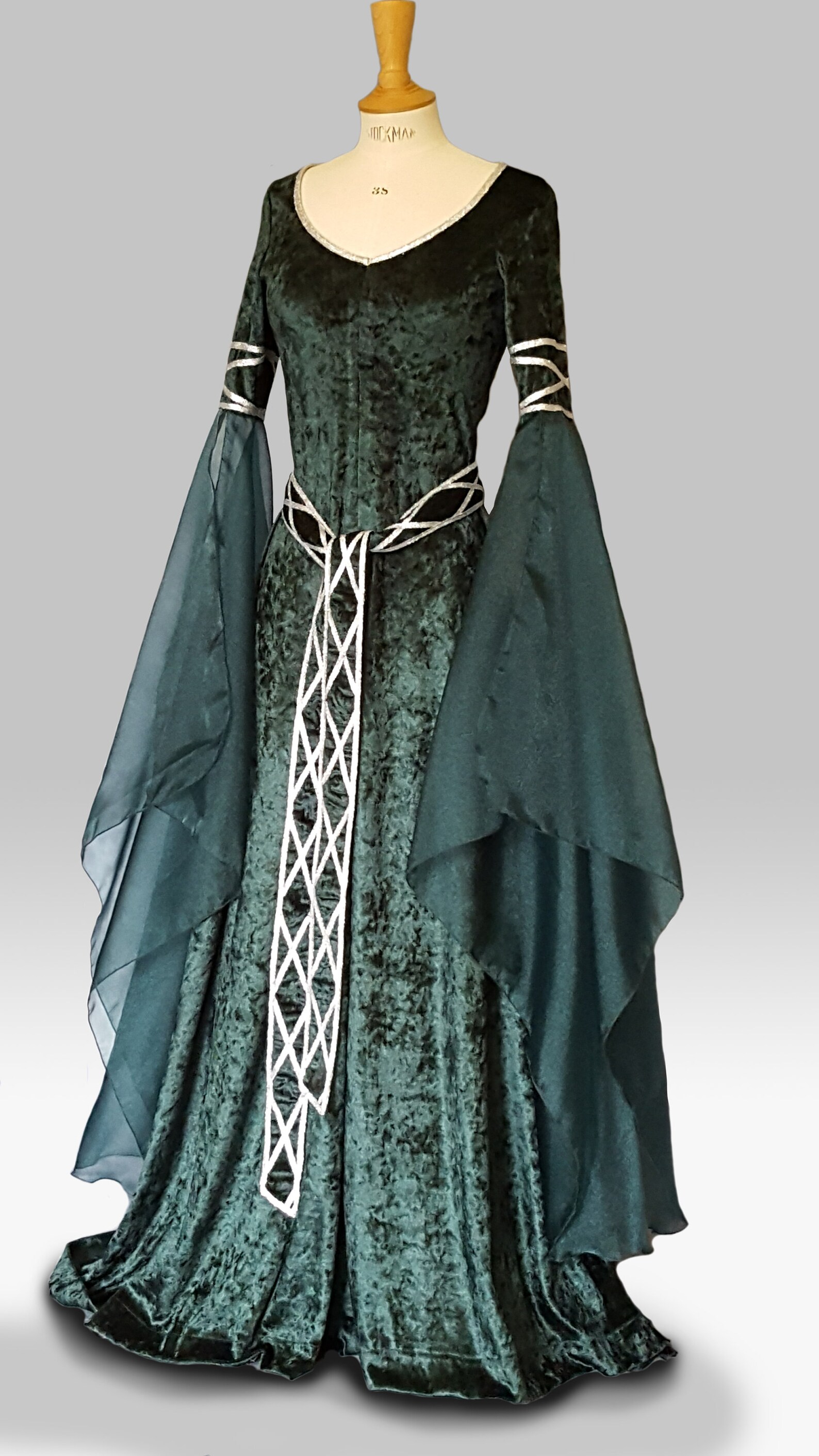 Eve un abito da sposa celtico elfico medievale pagano con Etsy Italia
