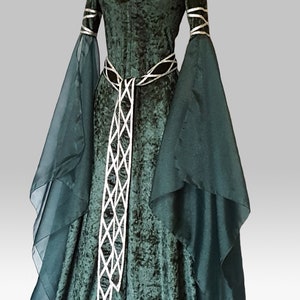 Eve a Celtic Elvish Medieval Pagan Wedding Gown With - Etsy