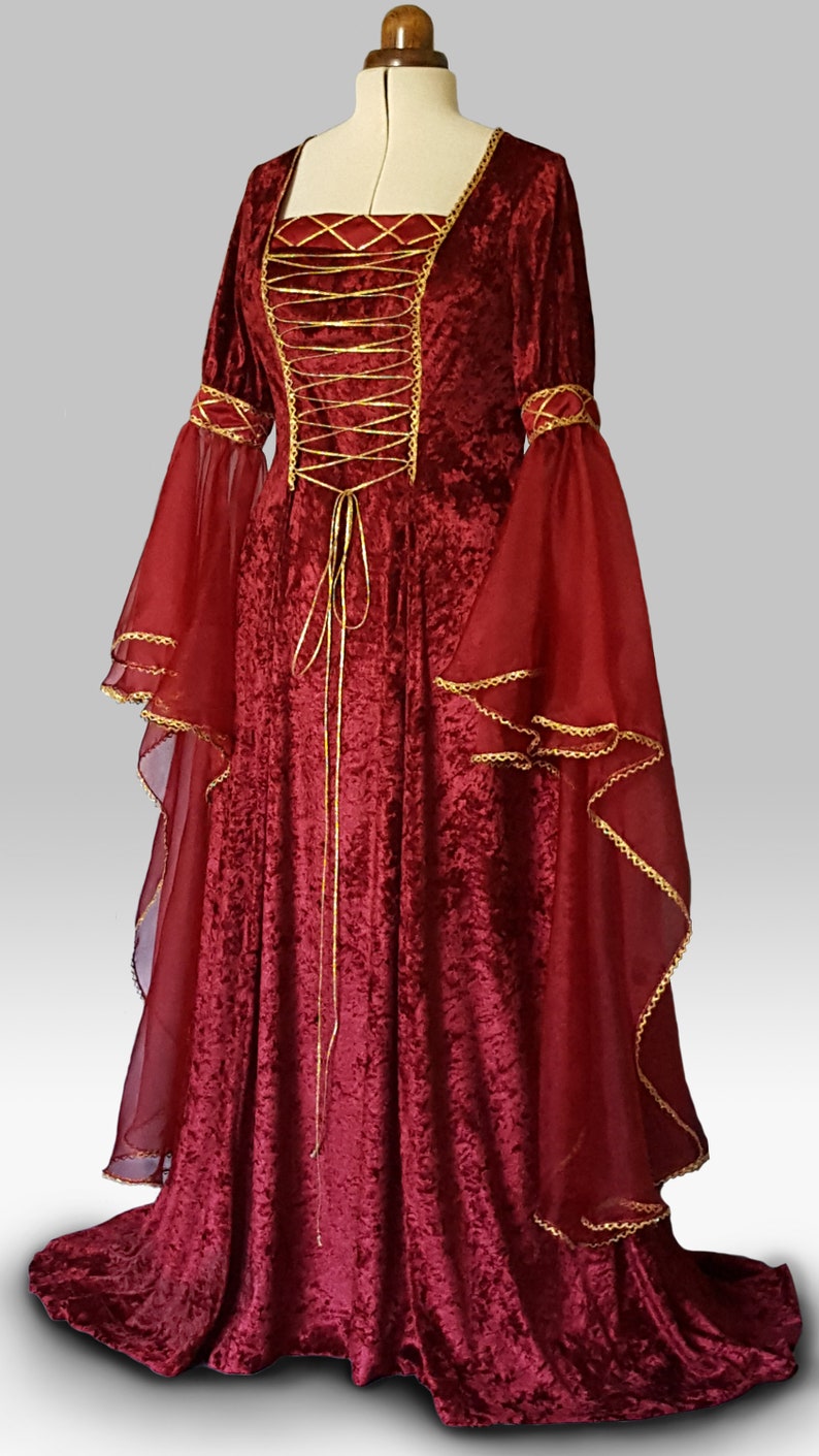 Renaissance Dress Medieval Dress Elvish Wedding Dress - Etsy