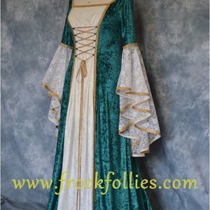 Renaissance Gown,medieval Wedding Dress,elvish Wedding Dress,robe ...