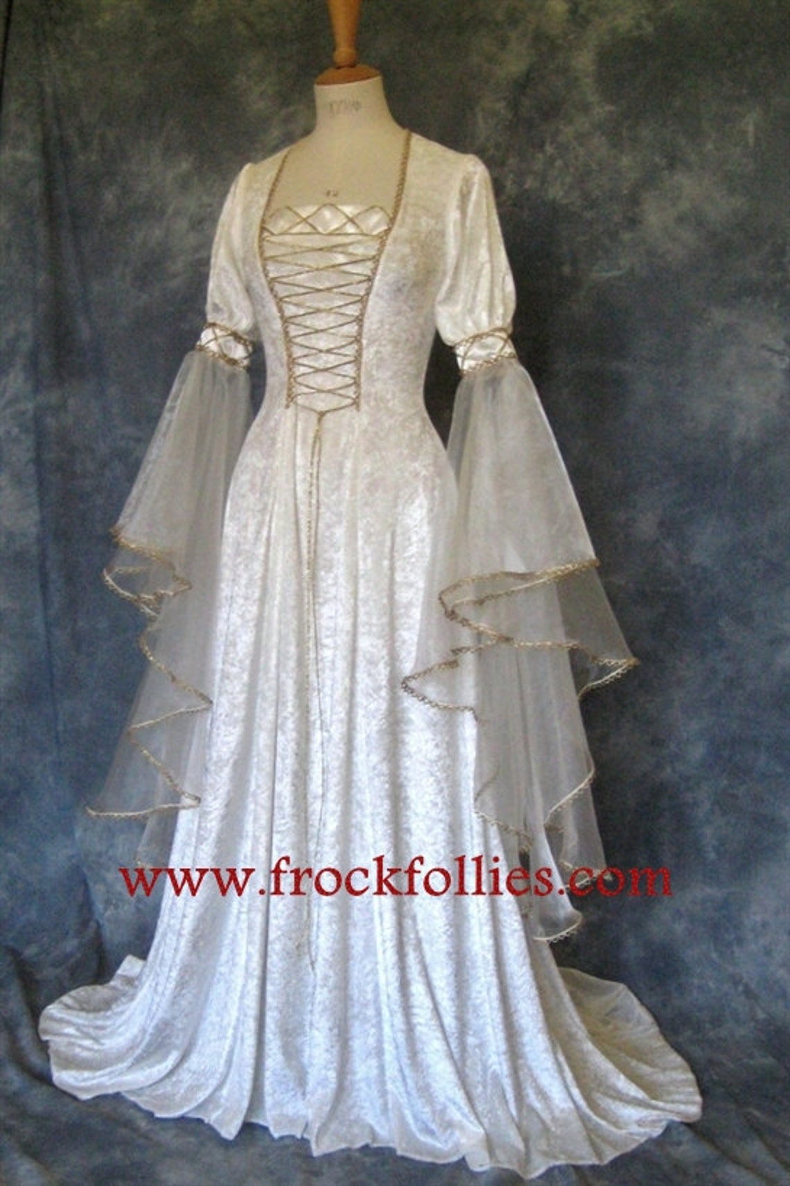 Renaissance Dress Medieval Dress Elvish Wedding Dress Etsy
