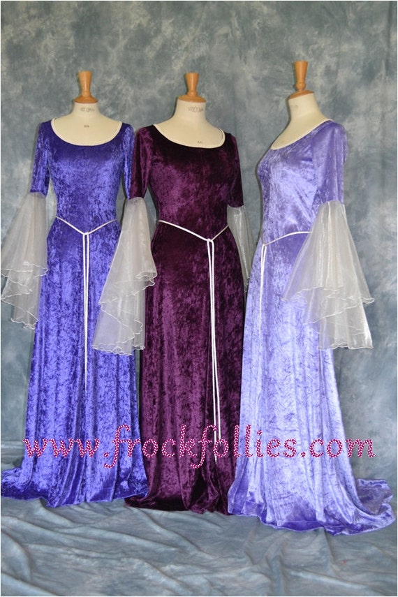 medieval bridesmaid dress
