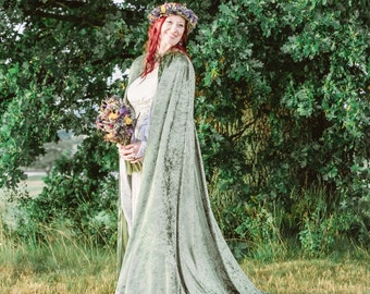 Venetian Cloak, Carnival Cloak,Medieval Cloak, Halloween Cloak,Pre-Raphaelite Cloak, Renaissance Cloak, Gothic Cloak, Cosplay, Larp  .