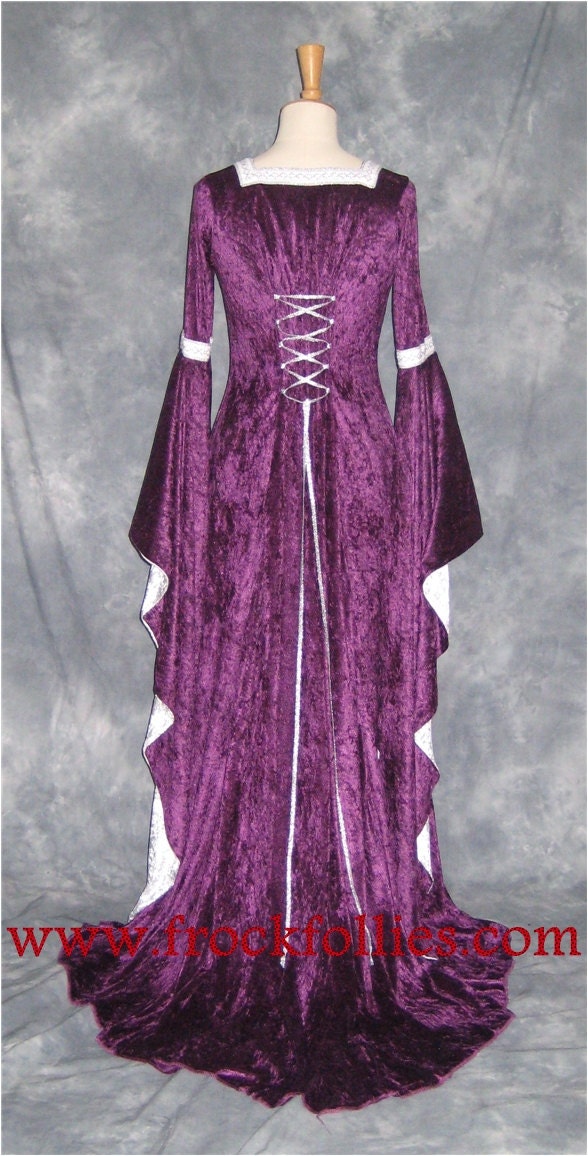 Alexandra, a Medieval, Elvish, Pagan Custom Made Handfasting Dress - Etsy