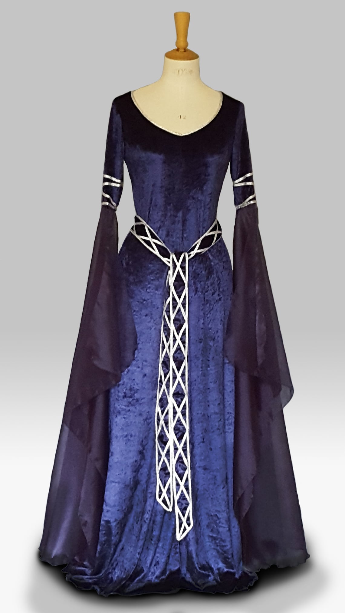 Eve un abito da sposa celtico elfico medievale pagano con - Etsy Italia