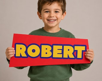 Custom Toy Story Birthday Name Logo: Digital Sticker (Digital File Only)