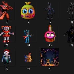 Pacchetto PNG di Five Nights at Freddy's: font, alfabeto, numeri (download digitale) immagine 5