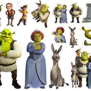 Shrek PNG Bundle: Font, Alphabet & Numbers (Digital Download, Personal Use Only)
