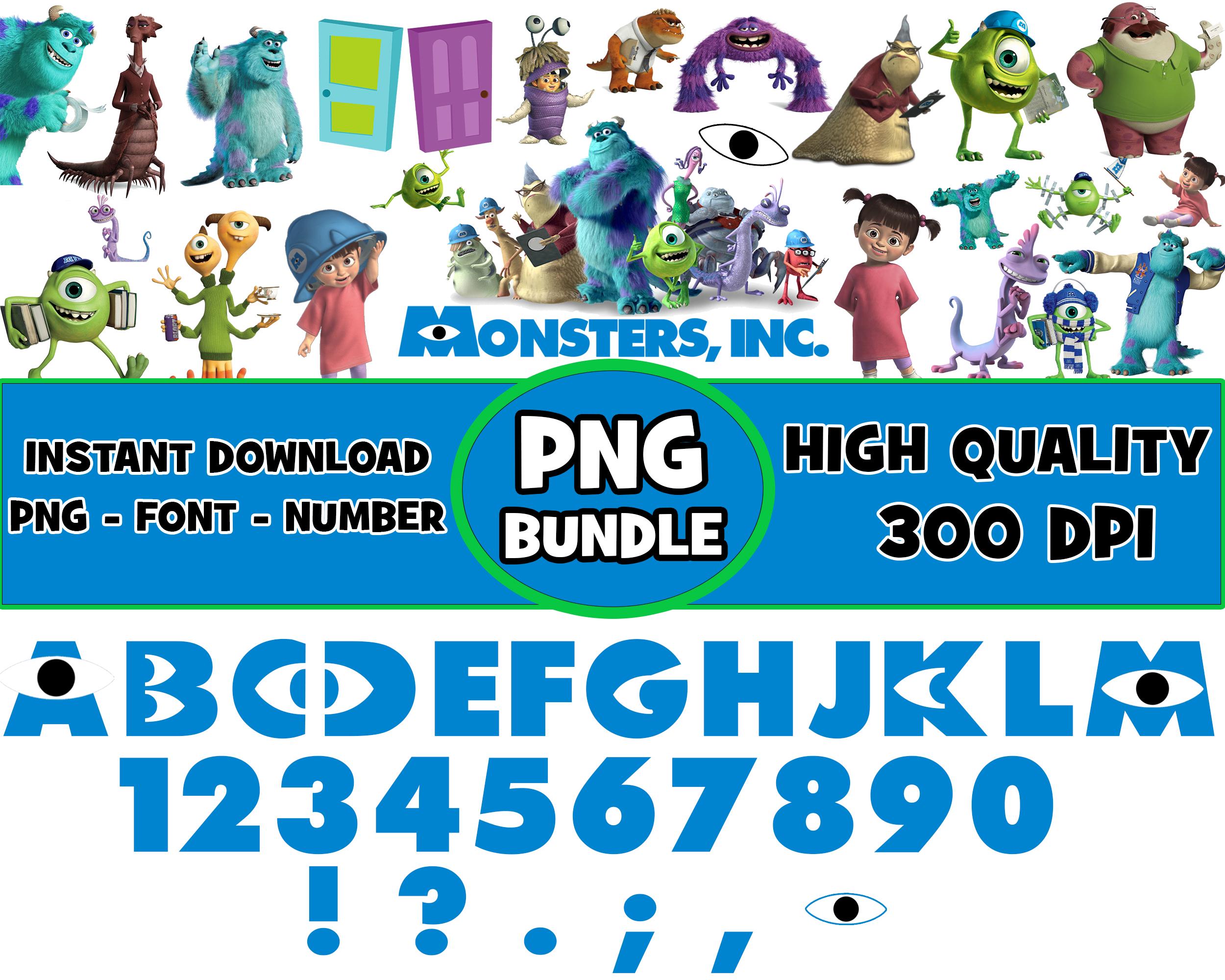 Monster Inc Numbers - Etsy