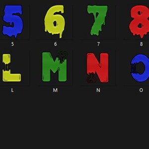 Pacchetto PNG di Five Nights at Freddy's: font, alfabeto, numeri (download digitale) immagine 4