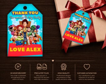 Toy Story Birthday Thank You Card : Party Favor (Digital File)