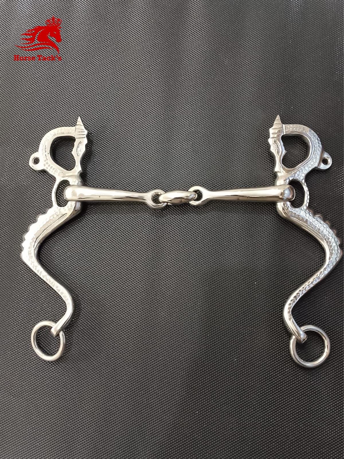 Mors papillon canon brisé 3 passes pour chevaux