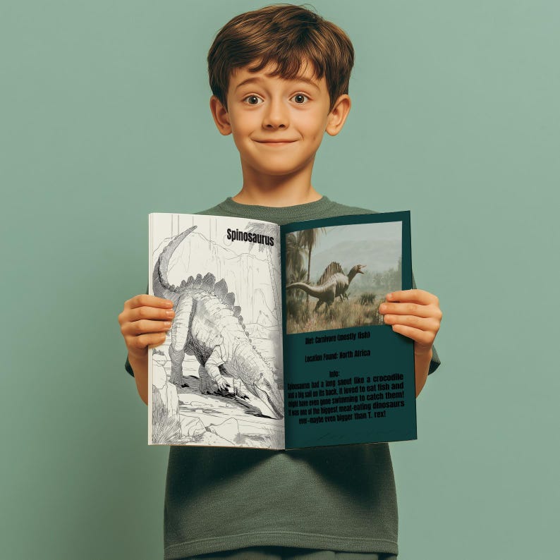 Printable Dinosaur Coloring Book Pages for Kids | Fun Educational ...