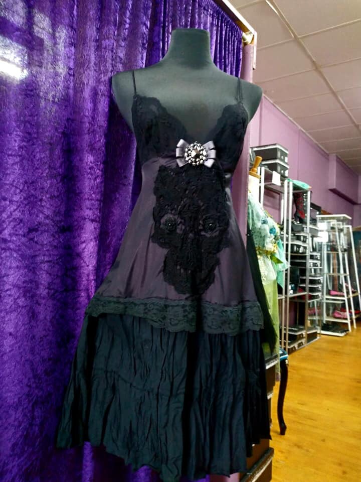 Skull Gothic Witch Dress