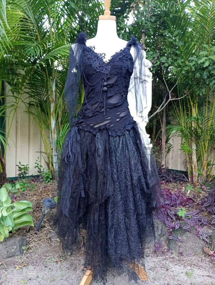 emerald green prom dress lace Wedtrend Women Dark Green Prom Dress Mermaid Butterflies Appliques Lace-Up  Back Evening Dress with Slit – WEDTREND