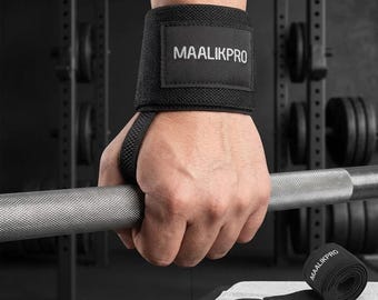 Weightlifting Wrist Wraps with Thumb Loop | Heavy Duty Gym Wrist Support for Men & Women | Powerlifting, CrossFit, Bench Press, Bodybuilding
