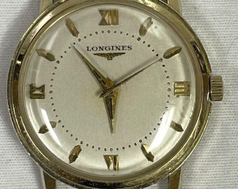 Orologio vintage Longines 327-846 a carica manuale - Lunetta in oro 14 carati - Cal. 846 - Funzionante