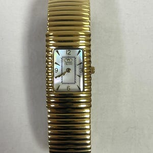 CW MILANO Women's Watch Gold Tone Mother of Pearl Dial Expansion Band