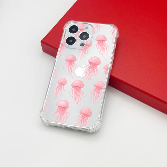 Pink Jellyfish Pattern Clear Phone Case for iPhone 17 16 15 14 13 12 11 Pro Max Plus 7 8 XR X XS Max Shockproof Protective Phone Case - Etsy Pink Jellyfish Pattern Clear Phone Case for iPhone 17 16 15 14 13 12 11 Pro Max Plus 7 8 XR X XS Max Shockproof Protective Phone Case - Etsy