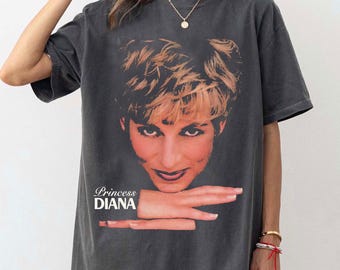 Vintage Princess Diana Memorial T Shirt 1997 Princess of Wales