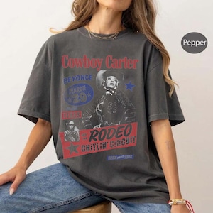 コンフォートカラーズ ビヨンセ カウボーイ カーター シャツ ユニセックス 半袖 Tシャツ ビヨンセ フェイス ビヨンセ ツアー