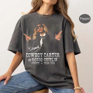Koszulka Comfort Colors Beyonce Cowboy Carter Unisex z krótkim rękawem