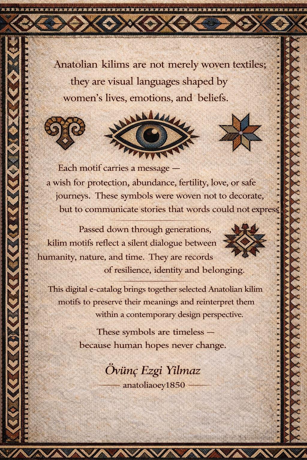 Secrets of Anatolian Kilim Motifs | Symbol Meanings Guide