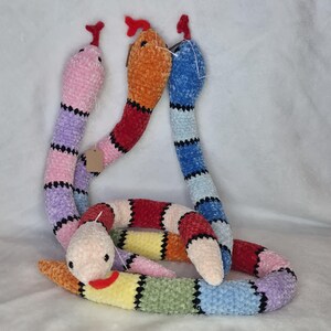 Petit motif au crochet serpent - Adapté aux débutants