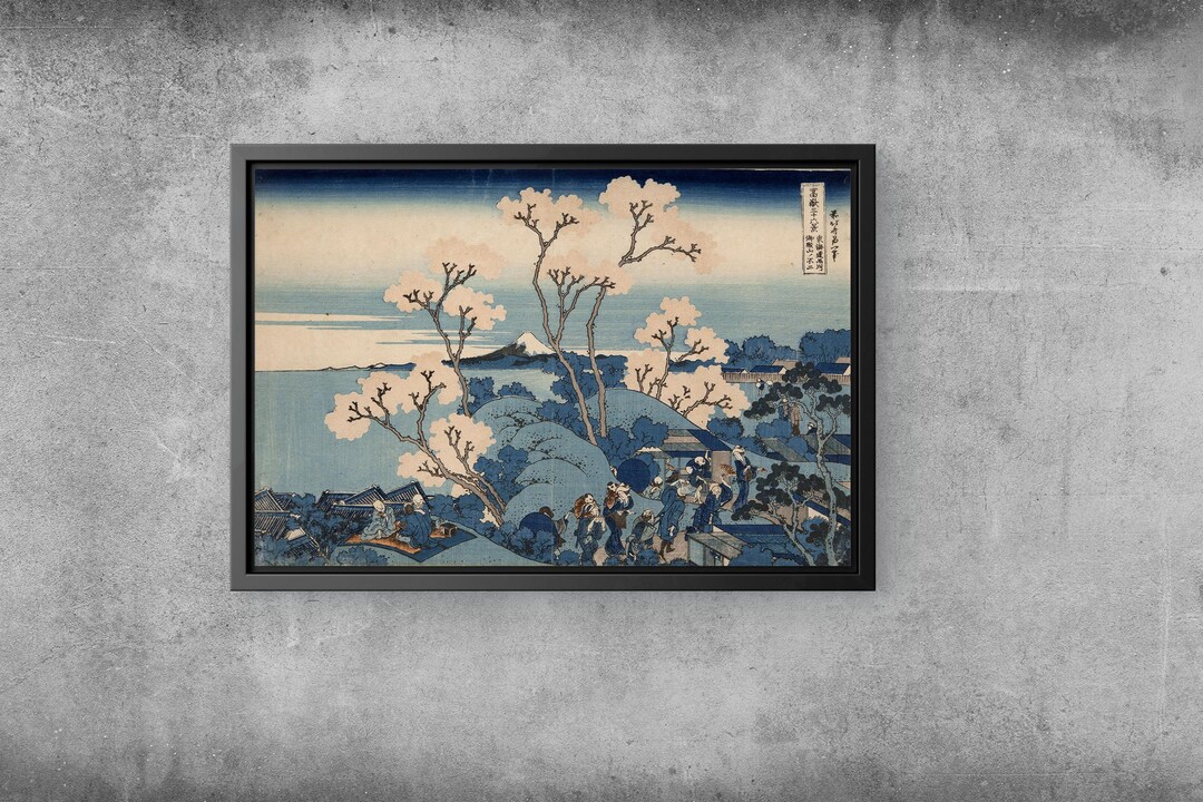Hokusai Mount Fuji Print: Vintage Japanese Landscape Art - Etsy