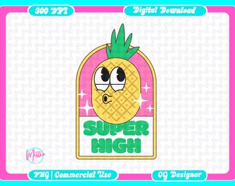 Söt pothead PNG | Flickig Stoner Clipart (digital nedladdning)