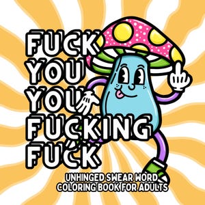 Livre de coloriage avec un gros mot : amusantes pages à colorier pour adultes (PDF imprimable)
