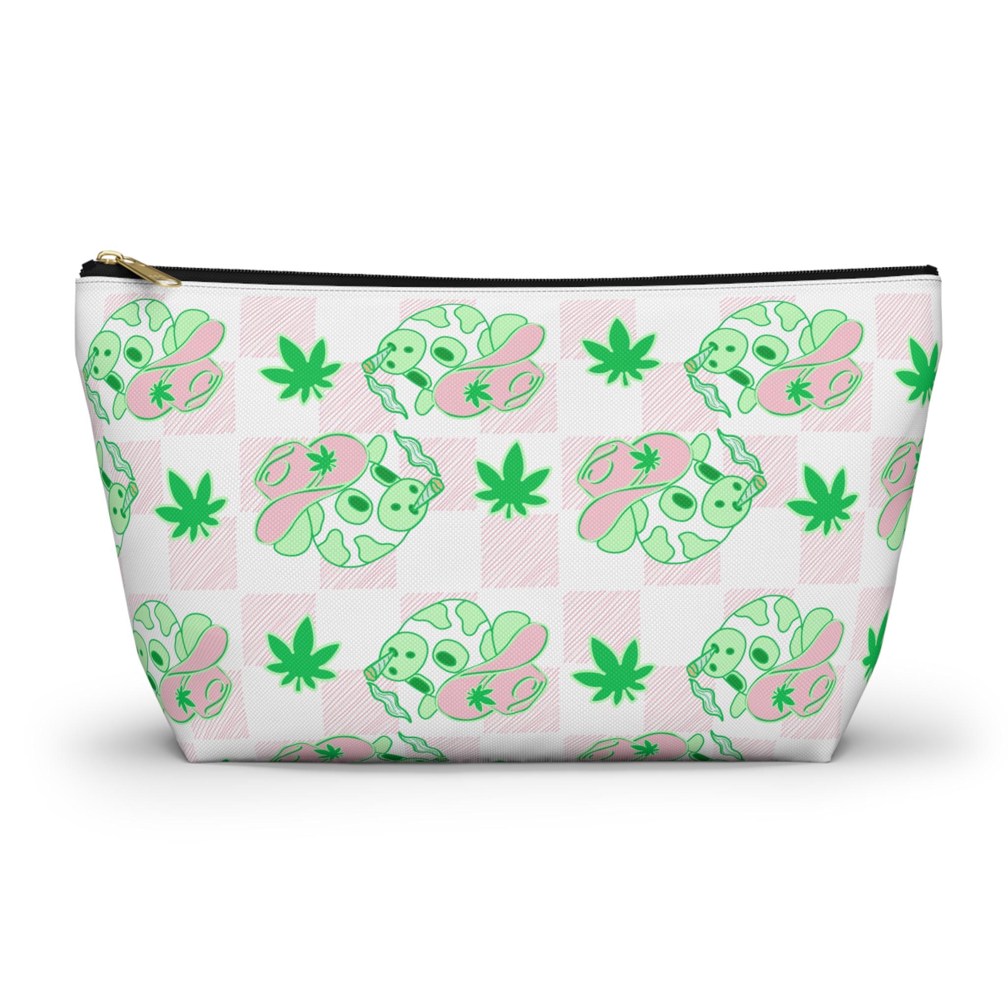 AES Weed Marijuana Cannabis Genuine Leather Wallet With 4 Inch Detachable Chain 2 thumbnail image