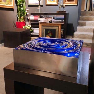 Original Stainless Steel Sculpture | Modern Abstract Art | Luxury Home & Office Decor