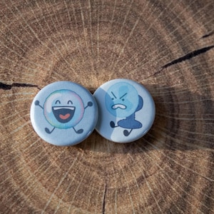 BFB Bubble and Fanny pin button set